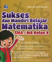 Image of Sukses dan Mandiri Belajar Matematika SMA/MA Kelas X