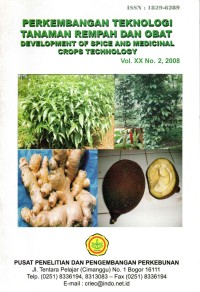 Image of Perkembangan Teknologi Tanaman Rempah dan Obat