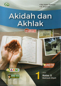 Image of Akidah dan Akhlak 1: untuk Kelas X Madrasah Aliyah