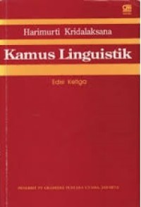Image of Kamus Linguistik